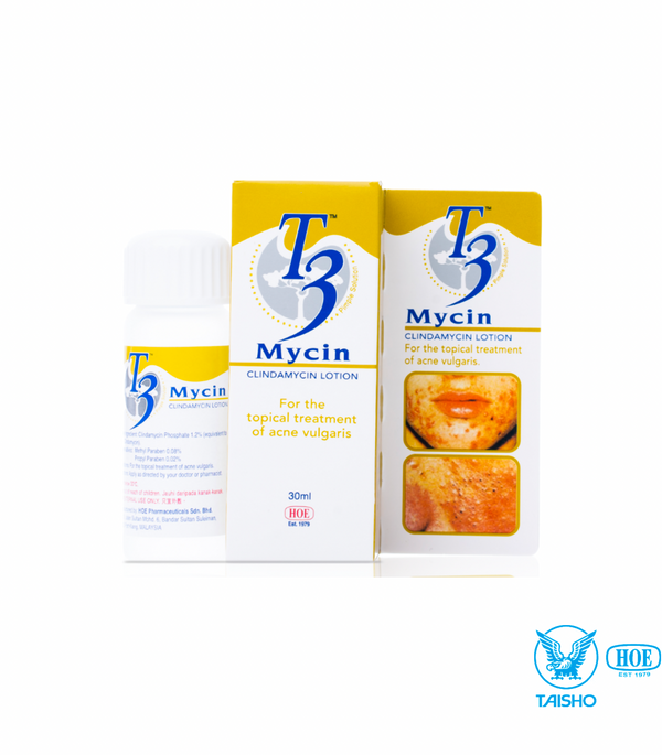 T3 Mycin Clindamycin Lotion 30ml