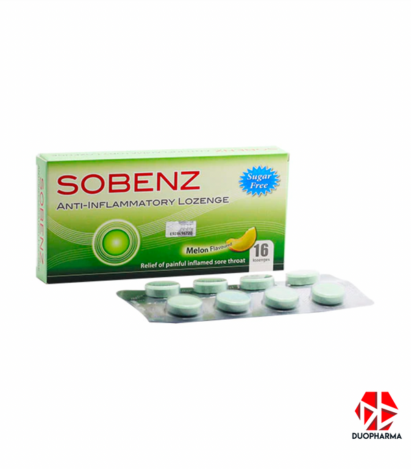 Sobenz Anti-Inflammatory Lozenge Melon Flavoured