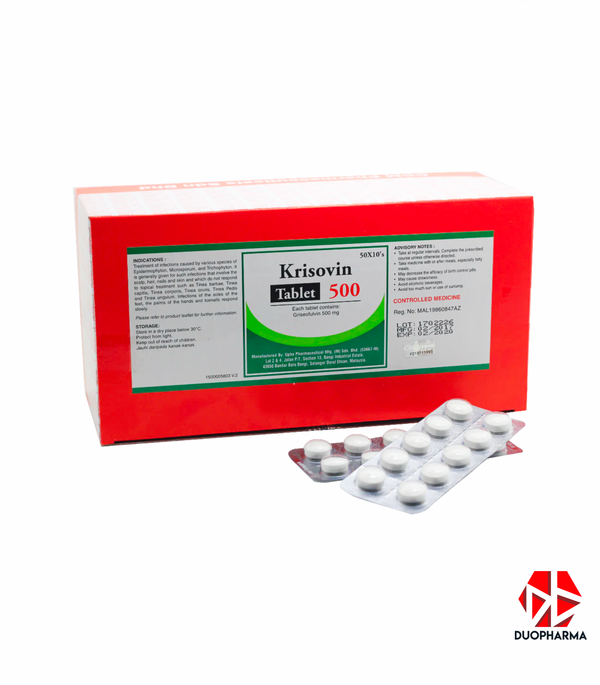 Krisovin 500mg Tablet